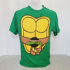 TMNT Teenage Mutant Ninja Turtles Cape Tshirt Size XL Adult EUC